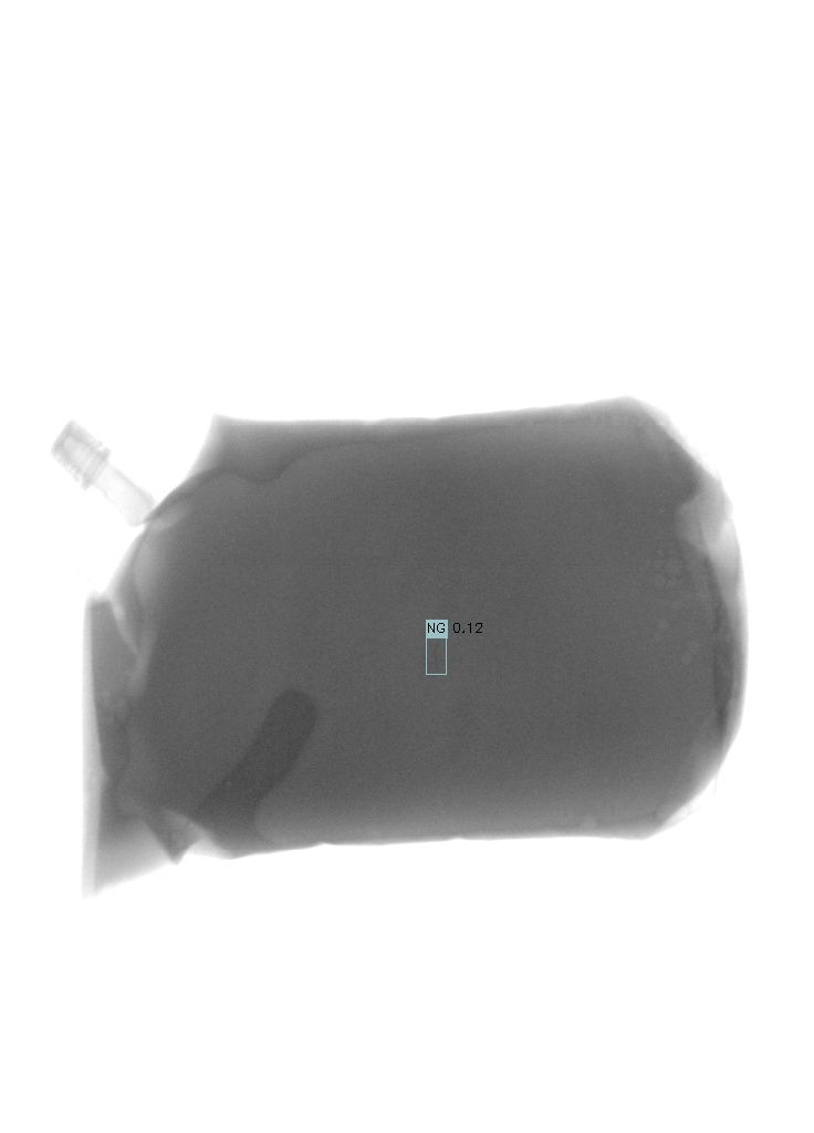 Scan raio-X vitamina pouch